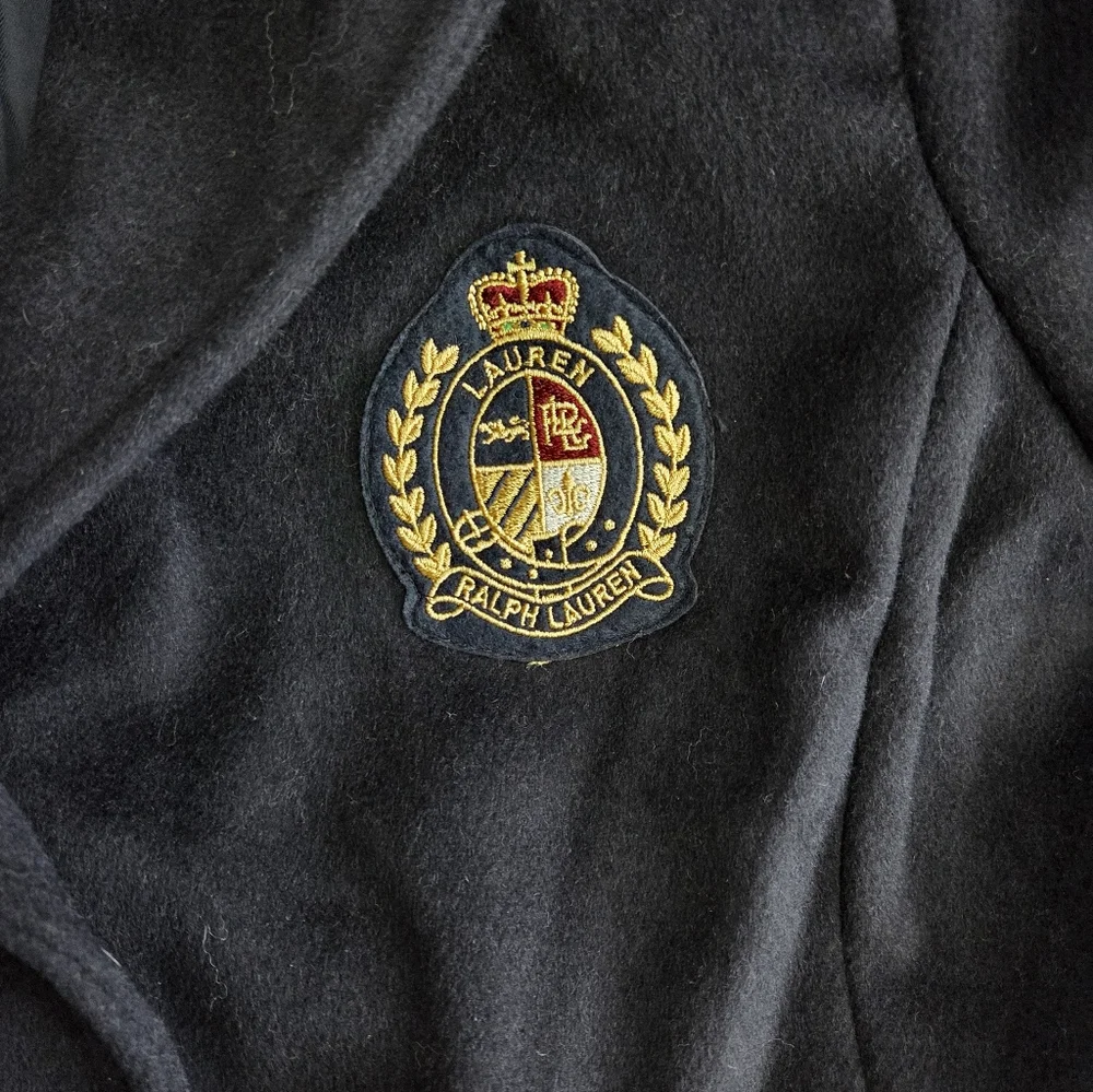 NWT - Lauren Ralph Lauren Women's Wool Blended Logo Patch Coat - US 8/M - Picture 8 of 16